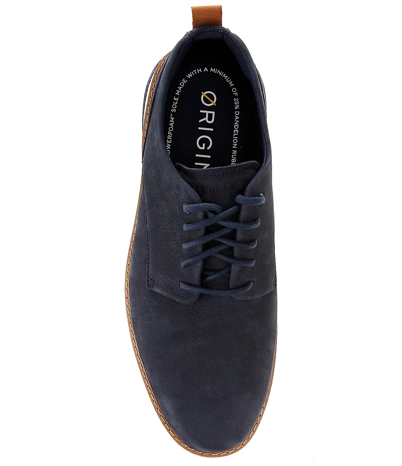 Cole Haan Men's ØriginalGrand Energyweave Plain Toe Nubuck Oxfords