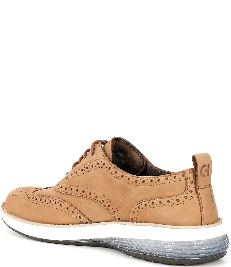Cole Haan Men's ØriginalGrand Energyweave Nubuck Wingtip Brogue Detail Oxfords