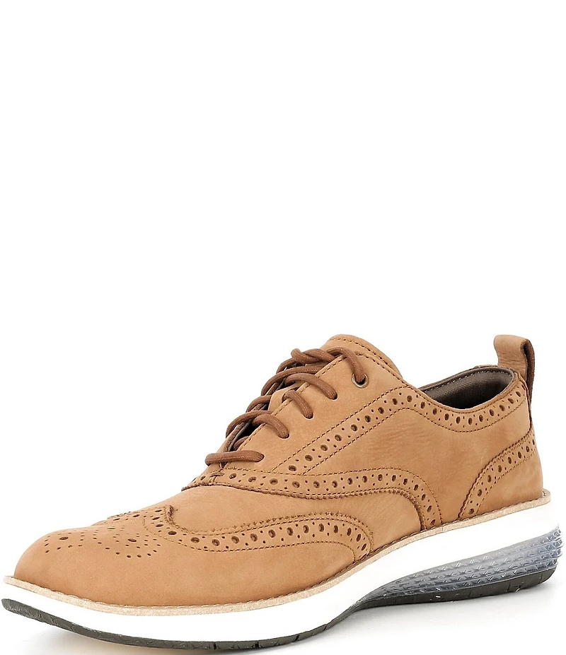Cole Haan Men's ØriginalGrand Energyweave Nubuck Wingtip Brogue Detail Oxfords