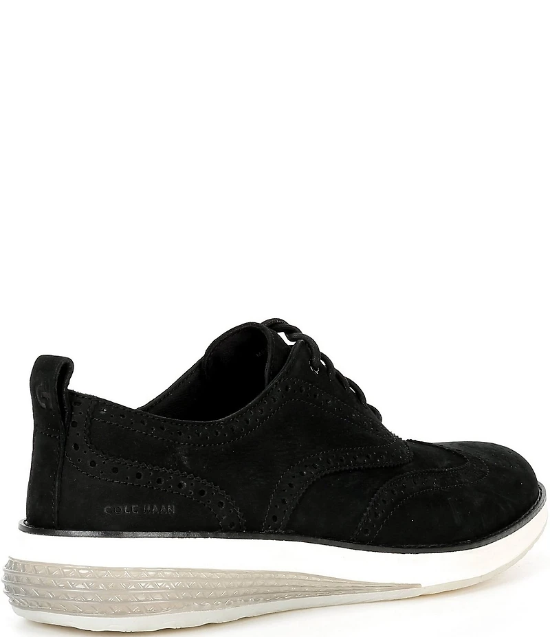 Cole Haan Men's ØriginalGrand Energyweave Nubuck Wingtip Brogue Detail Oxfords