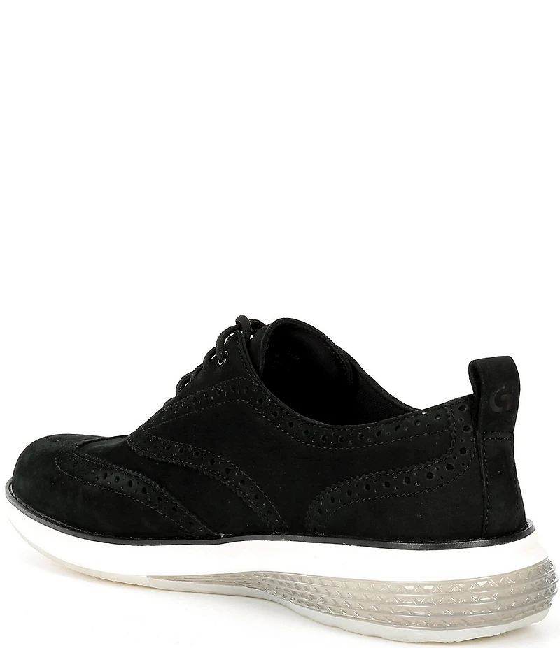 Cole Haan Men's ØriginalGrand Energyweave Nubuck Wingtip Brogue Detail Oxfords