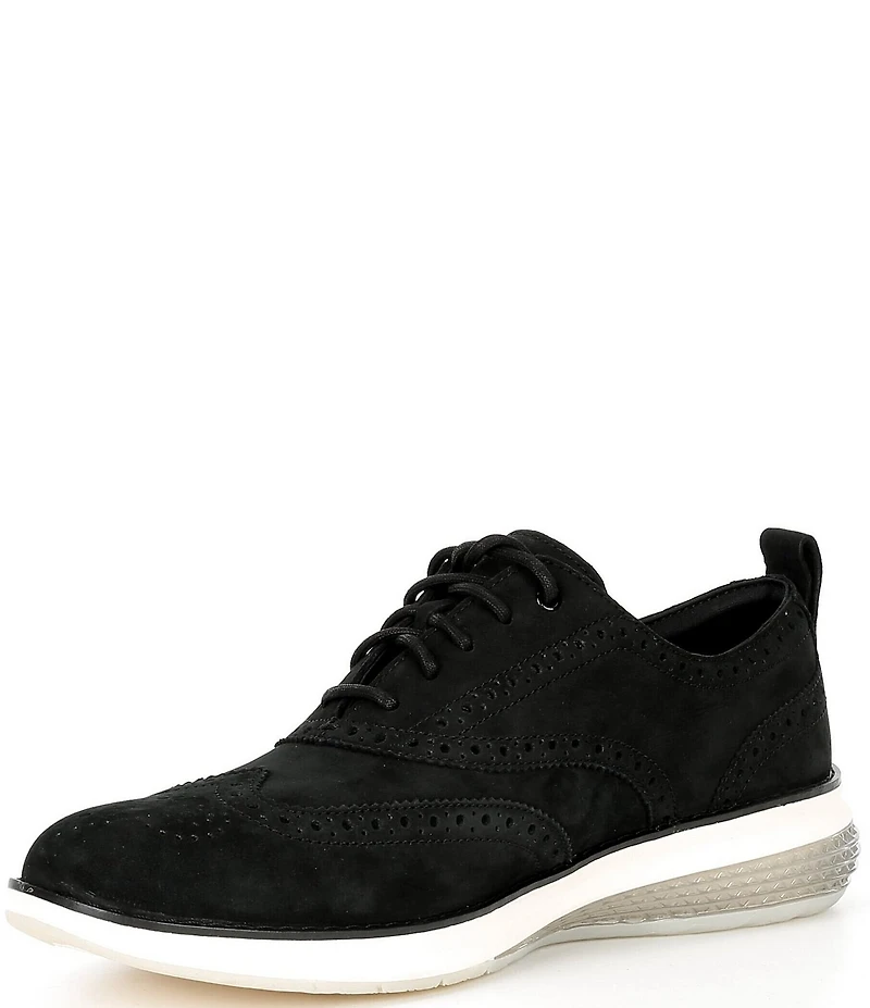 Cole Haan Men's ØriginalGrand Energyweave Nubuck Wingtip Brogue Detail Oxfords