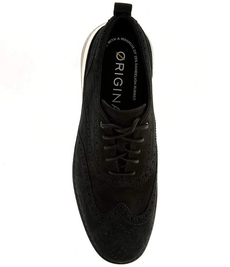 Cole Haan Men's ØriginalGrand Energyweave Nubuck Wingtip Brogue Detail Oxfords