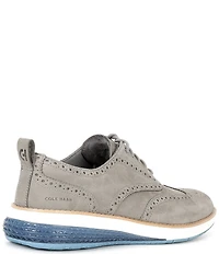 Cole Haan Men's ØriginalGrand Energyweave Nubuck Wingtip Brogue Detail Oxfords