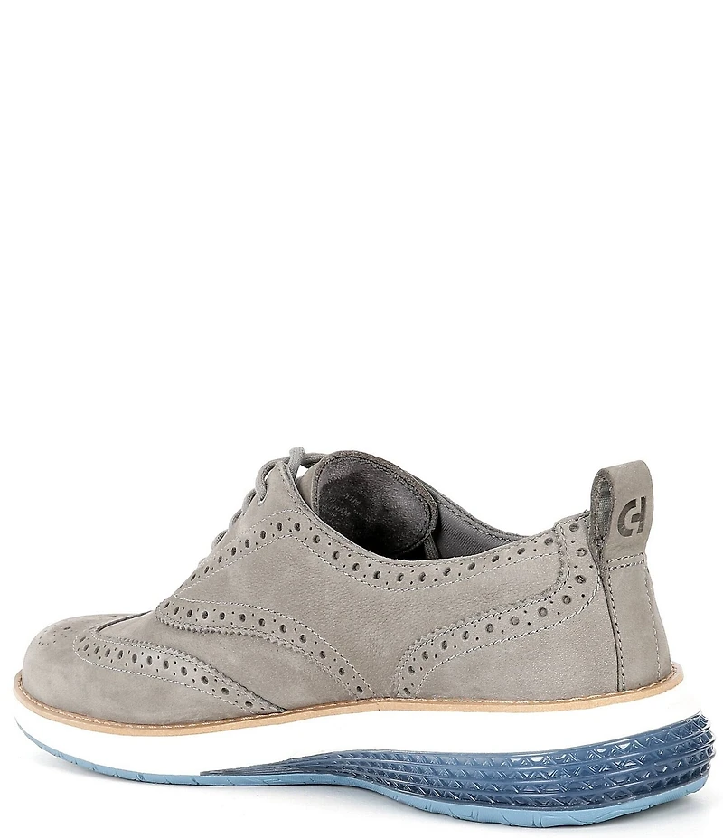 Cole Haan Men's ØriginalGrand Energyweave Nubuck Wingtip Brogue Detail Oxfords