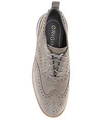 Cole Haan Men's ØriginalGrand Energyweave Nubuck Wingtip Brogue Detail Oxfords