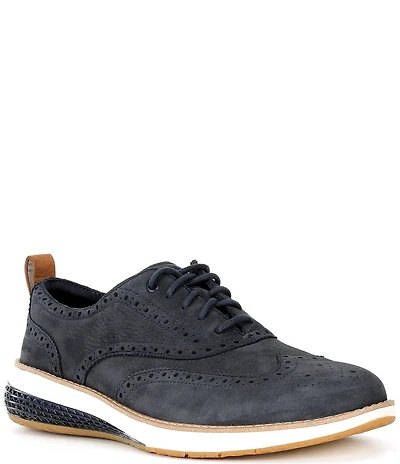 Cole Haan Men's ØriginalGrand Energyweave Nubuck Wingtip Brogue Detail Oxfords
