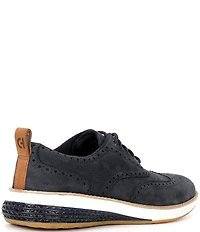 Cole Haan Men's ØriginalGrand Energyweave Nubuck Wingtip Brogue Detail Oxfords