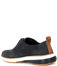 Cole Haan Men's ØriginalGrand Energyweave Nubuck Wingtip Brogue Detail Oxfords