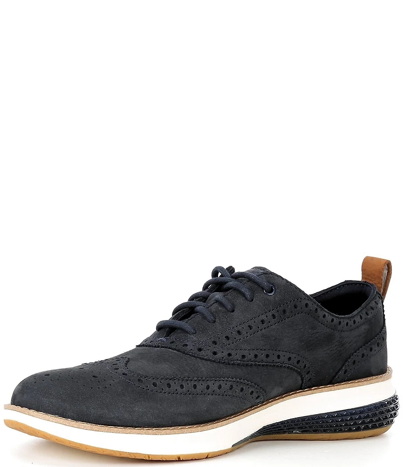 Cole Haan Men's ØriginalGrand Energyweave Nubuck Wingtip Brogue Detail Oxfords