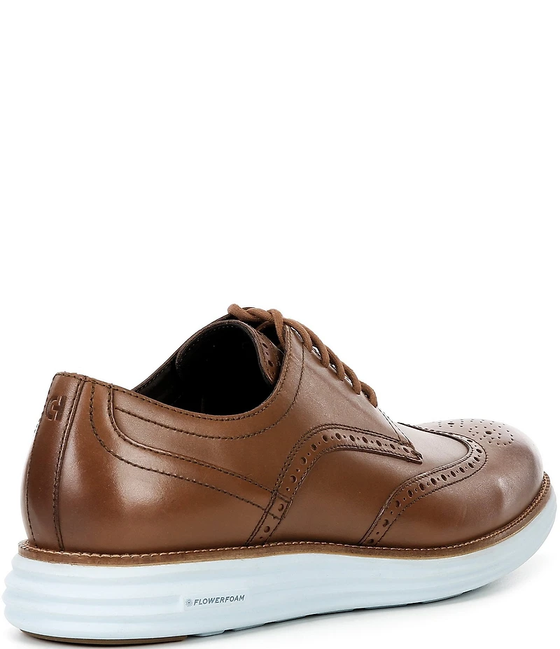 Cole Haan Men's ØriginalGrand Remastered Leather Brogue Detail Wingtip Oxfords