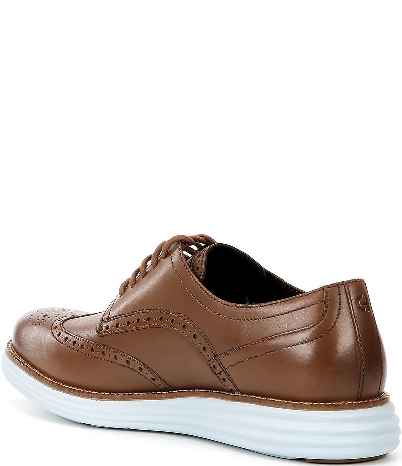 Cole Haan Men's ØriginalGrand Remastered Leather Brogue Detail Wingtip Oxfords