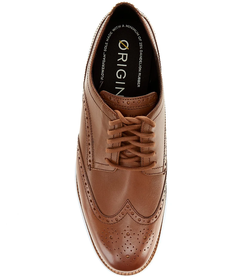Cole Haan Men's ØriginalGrand Remastered Leather Brogue Detail Wingtip Oxfords