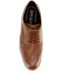 Cole Haan Men's ØriginalGrand Remastered Leather Brogue Detail Wingtip Oxfords