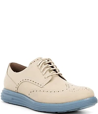 Cole Haan Men's ØriginalGrand Remastered Nubuck Brogue Wingtip Detail Oxfords