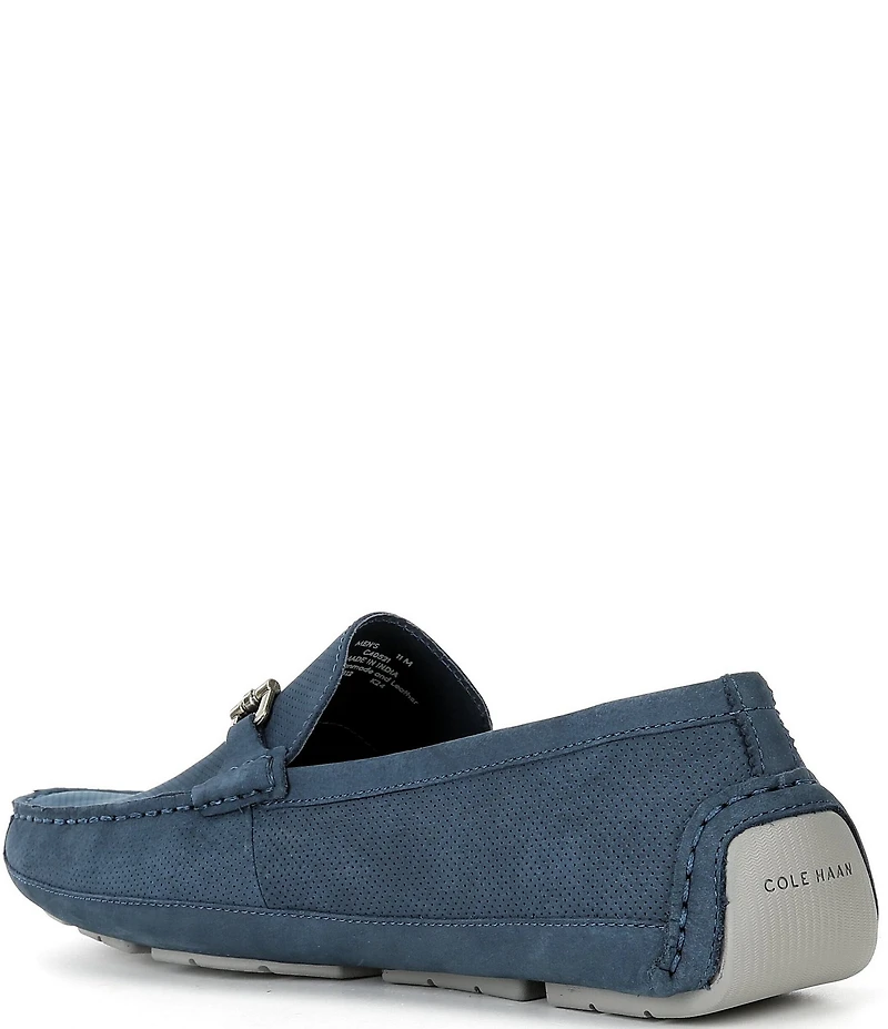 Cole Haan Men's Wyatt Perforated Nubuck Bit Buckle Drivers