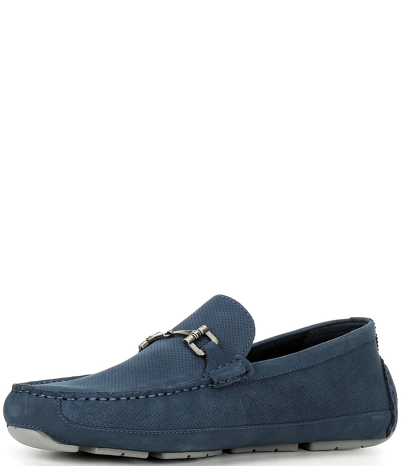 Cole Haan Men's Wyatt Perforated Nubuck Bit Buckle Drivers