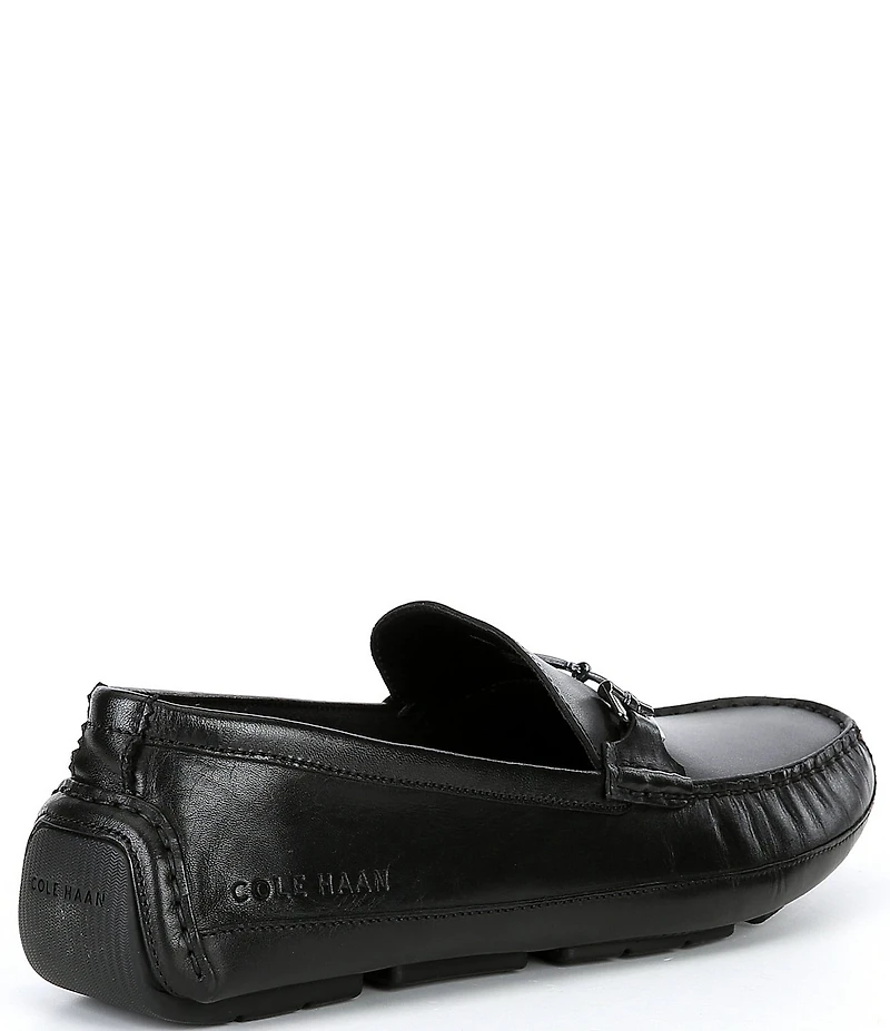 Cole Haan Men's Wyatt Leather Bit Buckle Drivers