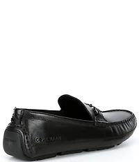 Cole Haan Men's Wyatt Leather Bit Buckle Drivers
