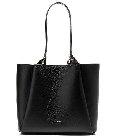 Cole Haan Midtown Medium Pebbled Leather Utility Tote Bag