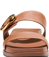 Cole Haan Oaklynn Double Band Leather Footbed Sandals
