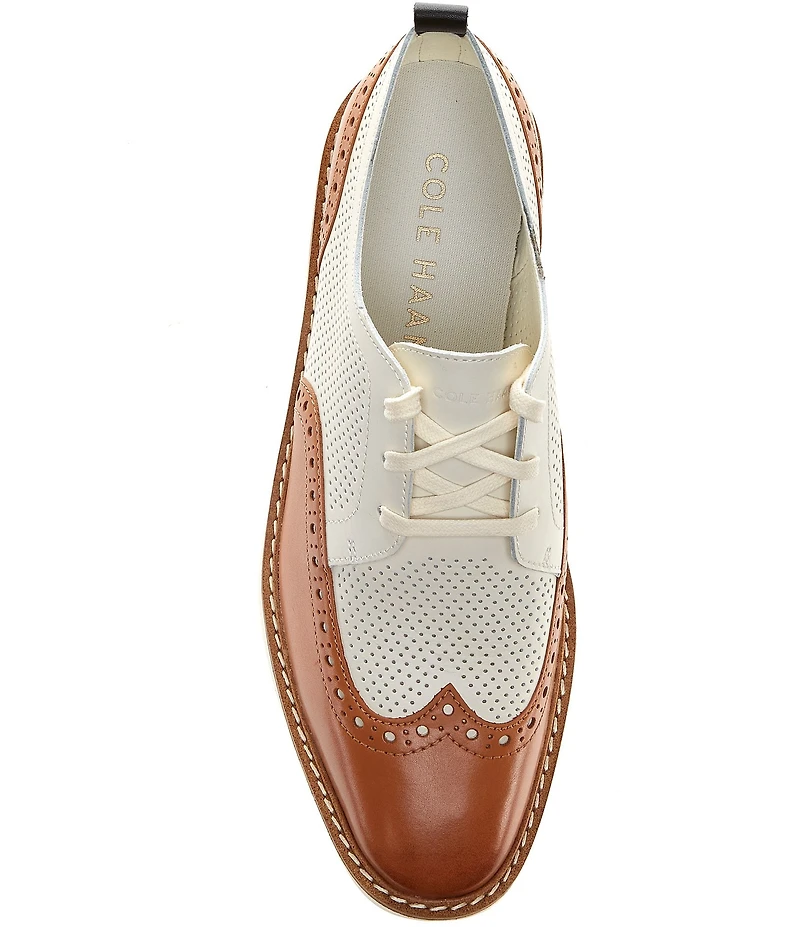 Cole Haan OG Leather Wingtip Platform Oxfords