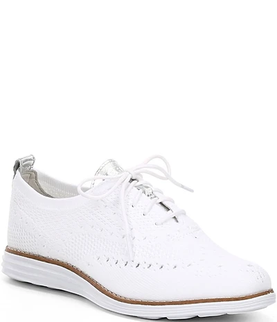 Cole Haan Women's ØriginalGrand Stitch Knit Wingtip Oxfords