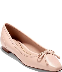 Cole Haan Paget Leather Bow Ballet Flats