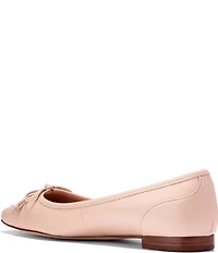 Cole Haan Paget Leather Bow Ballet Flats