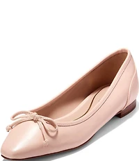 Cole Haan Paget Leather Bow Ballet Flats