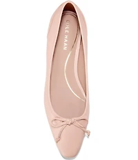 Cole Haan Paget Leather Bow Ballet Flats