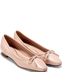 Cole Haan Paget Leather Bow Ballet Flats