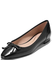 Cole Haan Paget Leather Bow Ballet Flats