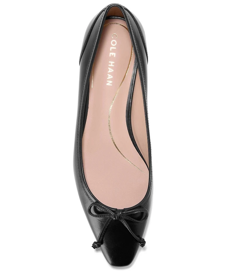 Cole Haan Paget Leather Bow Ballet Flats