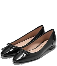 Cole Haan Paget Leather Bow Ballet Flats