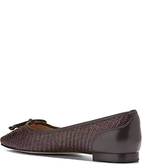 Cole Haan Paget Leather Woven Ballet Flats