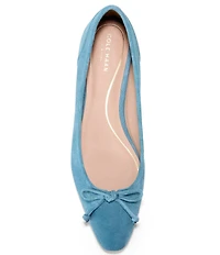Cole Haan Paget Suede Bow Ballet Flats