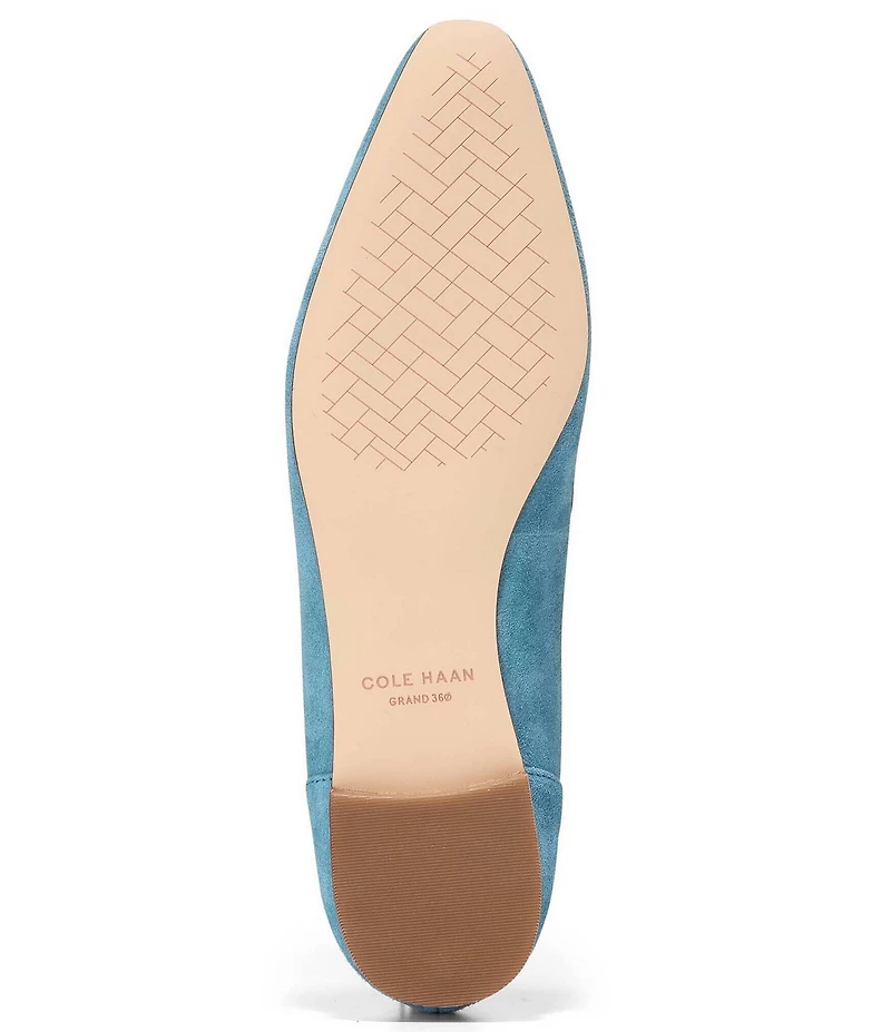 Cole Haan Paget Suede Bow Ballet Flats