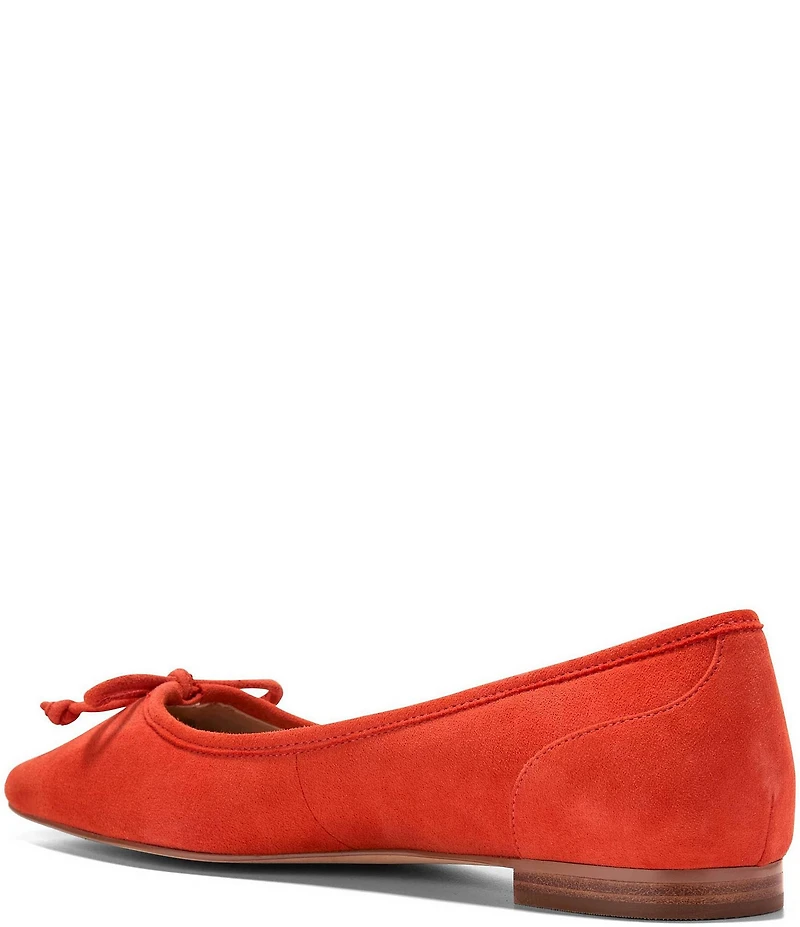 Cole Haan Paget Suede Bow Ballet Flats