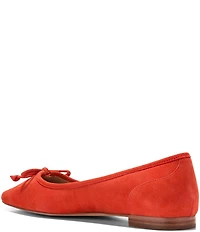 Cole Haan Paget Suede Bow Ballet Flats