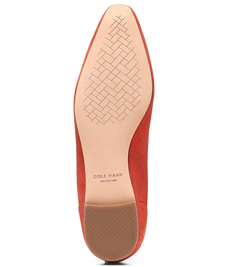 Cole Haan Paget Suede Bow Ballet Flats