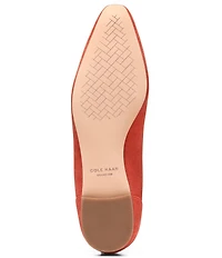 Cole Haan Paget Suede Bow Ballet Flats