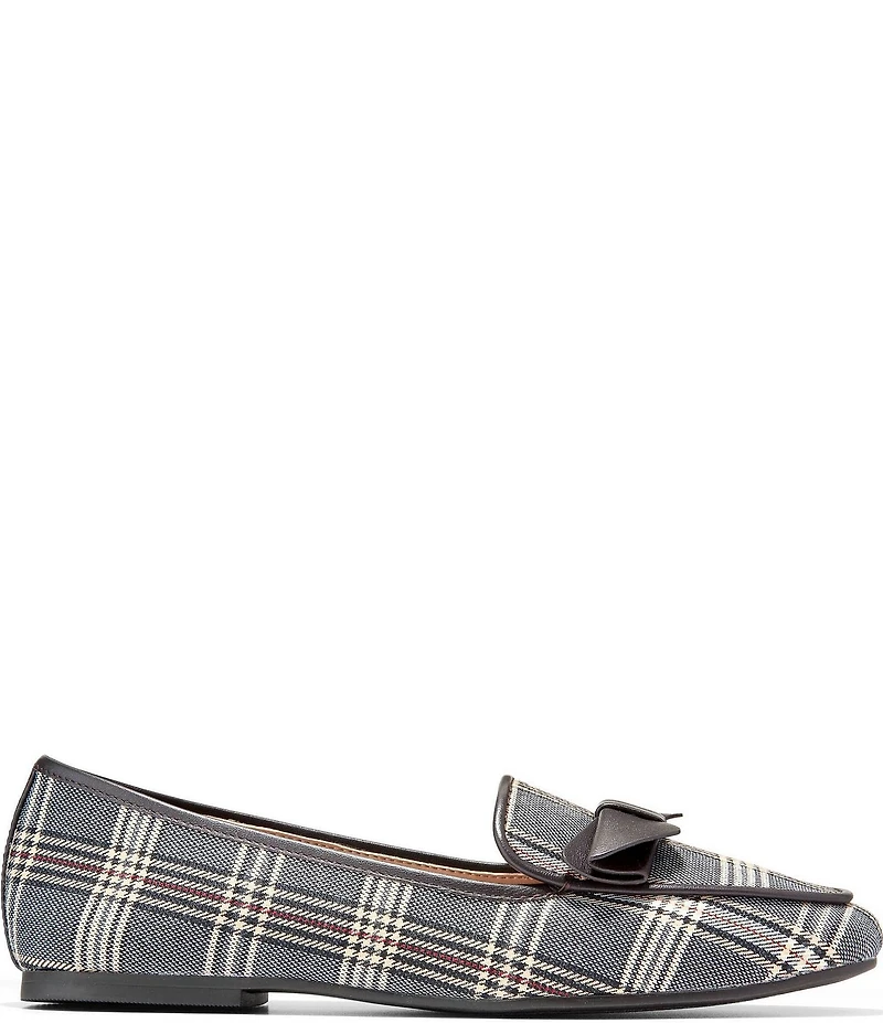 Cole Haan Payson Soft Bow Plaid Loafers