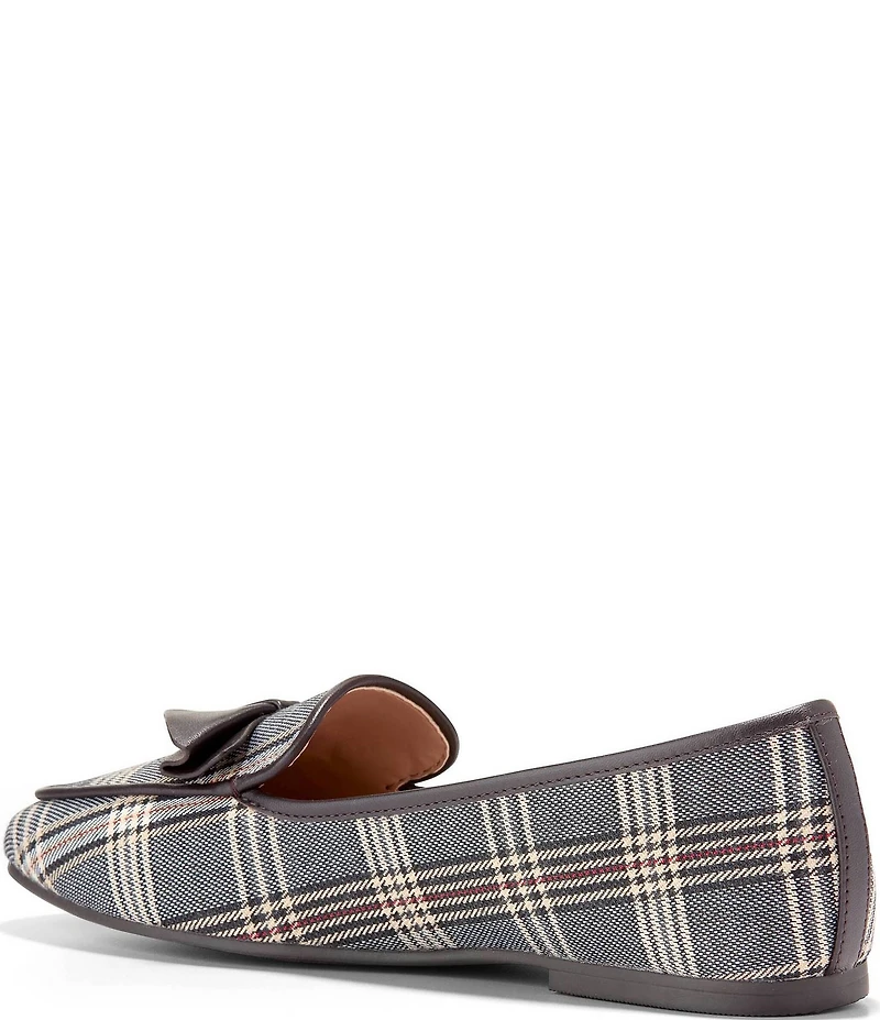 Cole Haan Payson Soft Bow Plaid Loafers