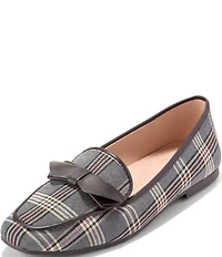 Cole Haan Payson Soft Bow Plaid Loafers