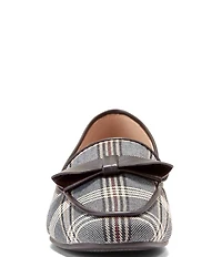 Cole Haan Payson Soft Bow Plaid Loafers