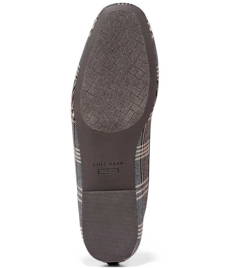Cole Haan Payson Soft Bow Plaid Loafers