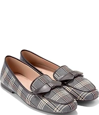 Cole Haan Payson Soft Bow Plaid Loafers