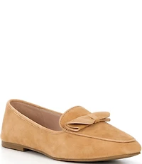 Cole Haan Payson Soft Bow Suede Loafers