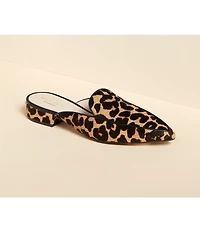 Cole Haan Piper Leopard Print Calf Hair Mules